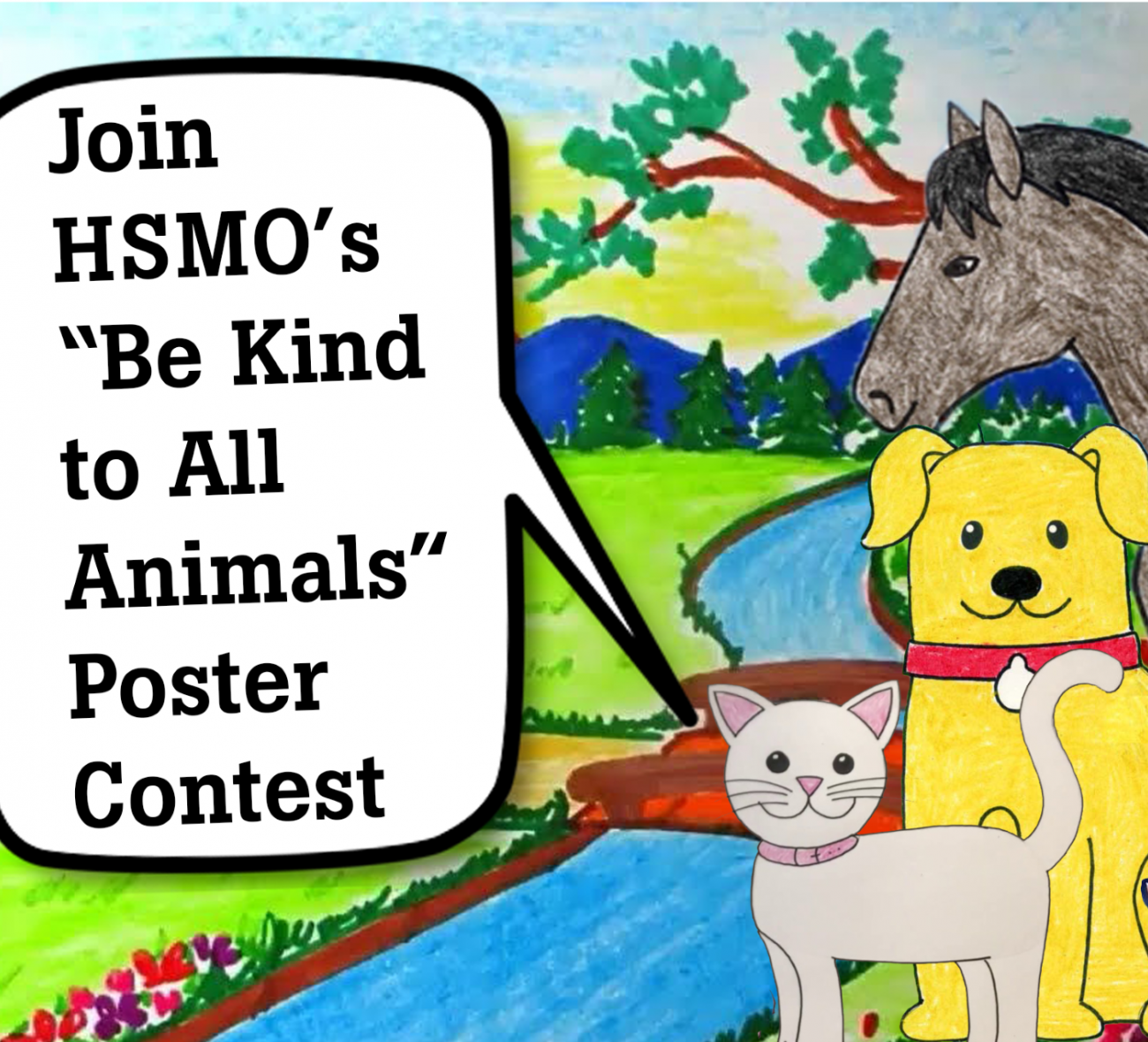 HSMO Hosts K-12 Poster Contest to Celebrate “Be Kind to Animals” Week -  Humane Society of Missouri